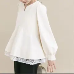 UNITED ARROWS スカラップ コンビ スリーブ プルオーバー - メルカリ