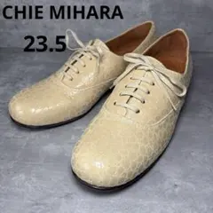 【希少・新品】CHIE MIHARA チエミハラ　レースアップシューズ　レザーのサムネイル
