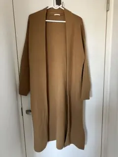 GU ブラウン ロングコート Mサイズ