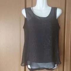 JEANASIS ノースリーブシアートップス