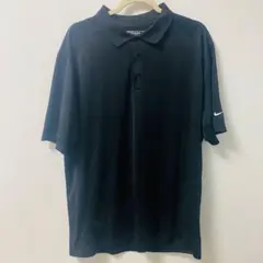 海外古着 Nike ゴルフ ポロシャツ XL ブラック