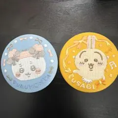 ちいかわ刺繍缶バッジビスケット2