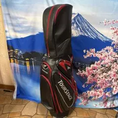 寶KK-436 TOURSTAGE キャディバッグ ブラック×レッド TOURSTAGE ゴルフバッグ キャディバッグ ブラック レッド - メルカリ