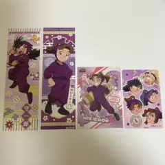 忍たま乱太郎 ロングステッカー クリアカード 浜守一郎 田村三木ヱ門 四年生