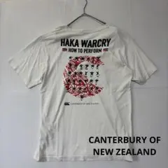 カンタベリーHAKA WARCRY 半袖白Tシャツ M CANTERBURYのサムネイル