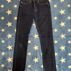 ダークブルー スキニーフィットデニム