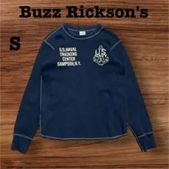 BUZZ RICKSON'S サーマルカットソー ロンT ブラック　黒　S