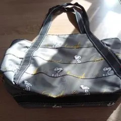 スヌーピー 中型ナイロンバッグ