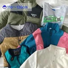 キッズ古着 Moujonjon 中綿ジャケット 120cm 他 6点まとめ