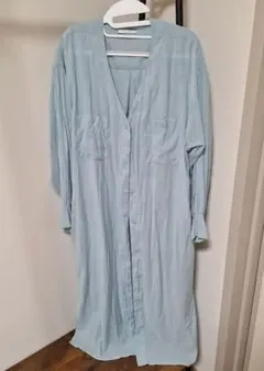 BAYFLOW ロングシャツ ライトブルー