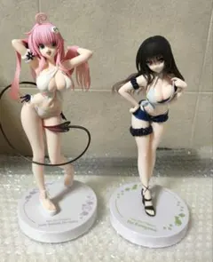 【開封済み】ToLOVEるダークネス ララ 古手川唯 フィギュア セット