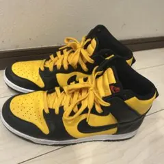 Nike ハイカットスニーカー イエロー/ブラック
