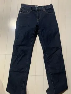 TOMO HIRAIWA ダークブルー ストレートジーンズ