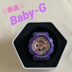 美品　Baby-G デジタル腕時計 紫　パープル