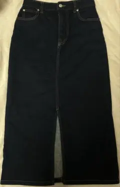 デニムスカート　タイトスカート　ロングスカート