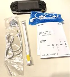 【ソフト3本&メモリカード付き、動作未確認】PSP-1000-本体