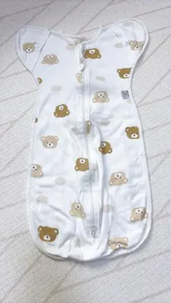 Coperta スワドルSサイズ クマ柄【専用巾着ポーチ＋取説付き】