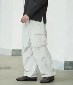 WYM LIDNM UTILITY TECH CARGO ライトグレー