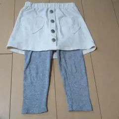 プティマイン　ハートポケット　スカッツ　レギンスパンツ　スカート
