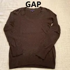 Gap ブラウン Vネック セーター XS (日本S〜Mサイズ)