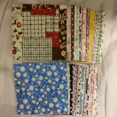 100枚パッチワーク布セット はぎれ生地ハギレカットクロスキルトハンドメイド手芸