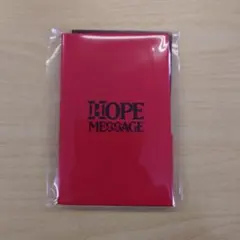 j-hope HOPE ON THE STAGE MESSAGE CARD
