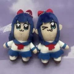 ポプテピピック ぬいぐるみ マスコット キーホルダー 2体セット