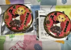 ニジゲンノモリ×アニメ鬼滅の刃　柱キラメタ缶バッジ　煉獄杏寿郎