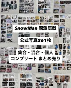 【最終値下げ】SnowMan 深澤辰哉 公式写真 261枚 まとめ売り コンプ