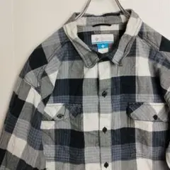 コロンビア 長袖シャツ チェック柄 マルチカラー メンズXXL