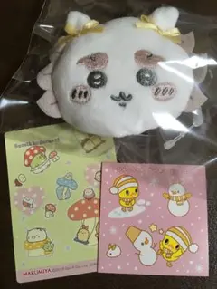 ちいかわ ミニがまぐち　シーサー すみっコぐらし　ひよこちゃん シール