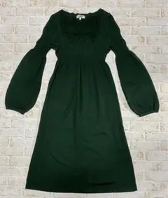 SOUP ダークグリーンワンピース