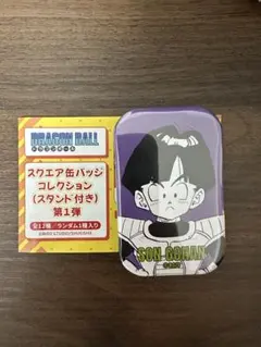 ドラゴンボール40周年　スクエア缶バッジコレクション　孫悟飯