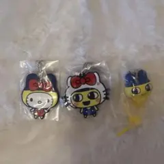 まめっち　キティ　たまごっち　ラバーマスコット　カラフルマルチチャーム