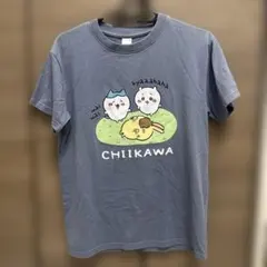 美品 ちいかわ ハチワレ うさぎ Tシャツ 青 半袖