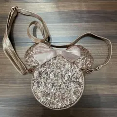 ミッキー型スパンコールショルダーバッグ　東京ディズニーリゾート