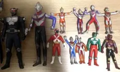 仮面ライダー ウルトラマン 他 ソフビなど 6体セット - メルカリ