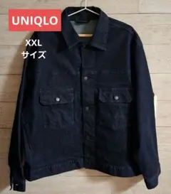 UNIQLO ダークブルーデニムジャケット XXLサイズ