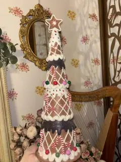 ジンジャーブレッド クリスマスツリー 置物