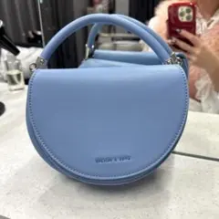 CHARLES & KEITH ライトブルー ハンドバッグ
