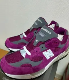 M992 BA NewBalance　25.5cm パープル グレー