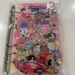 ラスト1点A6 パワパフ　シャカシャカノート　アクリルバインダー
