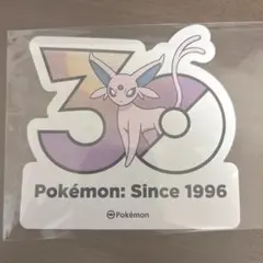 韓国 ポケモン 30周年ロゴ ステッカー ブラッキー - メルカリ