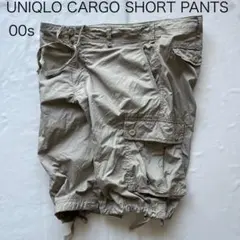uniqlo ユニクロ　ショートパンツ　カーゴ　　00s y2k ドローコード