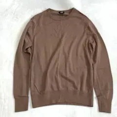 【美品現行品】UNIQLO メンズ メリノクルーネックセーター 洗える M