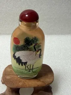 鼻煙壺 竹図 ガラス製 中国工芸品 - メルカリ