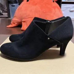 NUOVO ヌオーヴォ ショートブーツ スエード 黒 ブラック XLサイズ