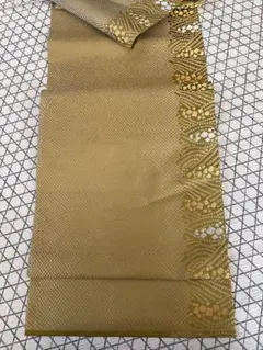 袋帯　ゴールド