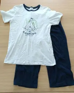 綿100% 　半袖と七分丈パジャマ　160