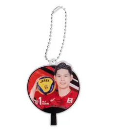 バレーボール男子 日本代表　うちわアクリルチャーム　西田有志　ガチャ